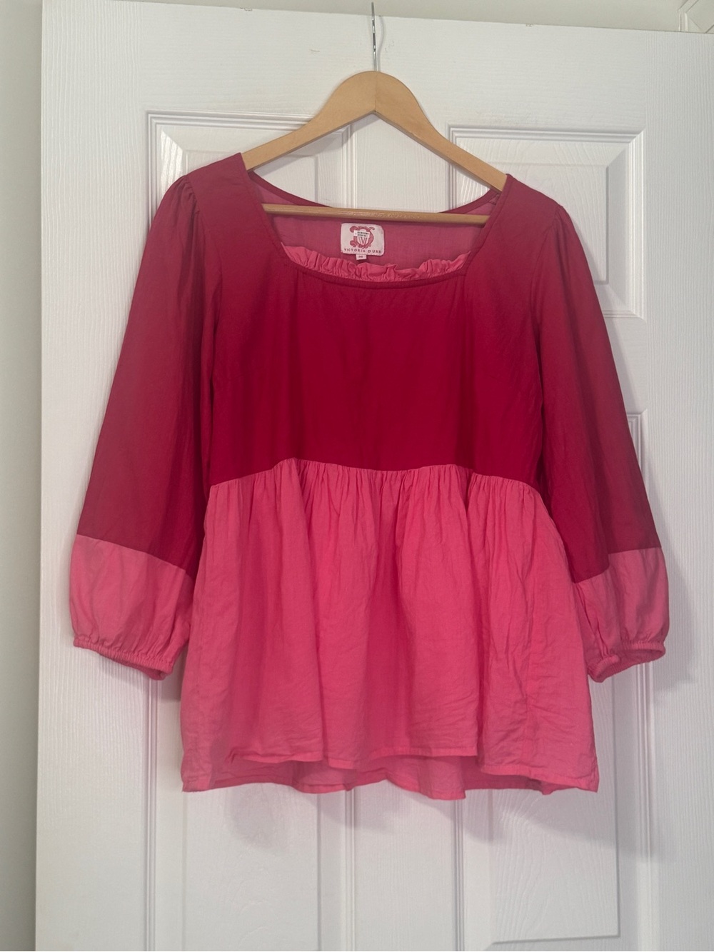 Victoria Dunn pink top